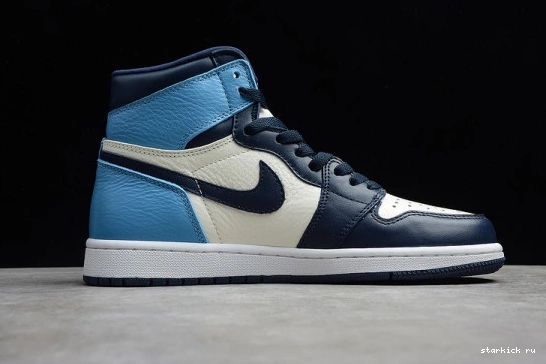 OG Blue 1 UNC | Obsidian 555088-140 Air High University 555088-140 Retro - Jordan 0717